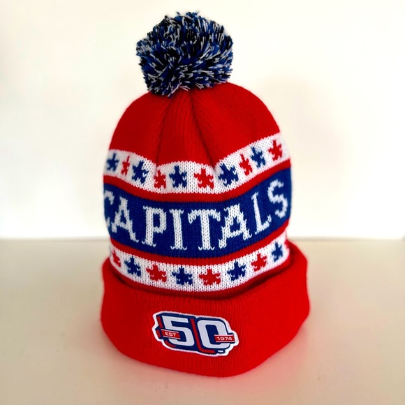 EUC Washington Capitals 50th Beanie 2025 SGA Stadium Giveaway - Picture 3 of 7